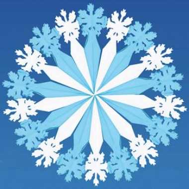 Decoratie kerst sneeuwvlok