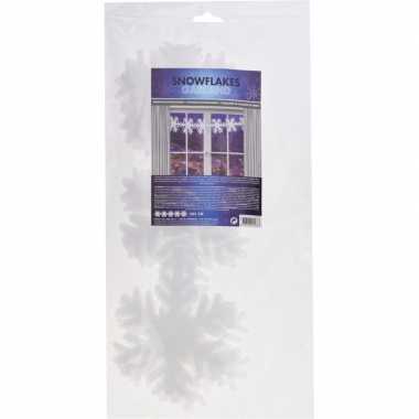 Kerst sneeuwvlokken slinger 385 cm