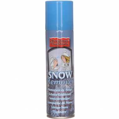 Kunstkerst sneeuw/nepkerst sneeuw verwijderaar/reinigingsspray in bus 125 ml