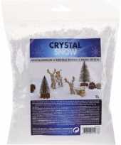 Kristal kerst sneeuwvlokken 1 liter