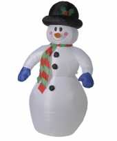 Opblaasbare kerst sneeuwpop 180 cm